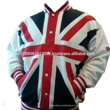 USA flag Sports Varsity Jacket Cotton Material Jacket